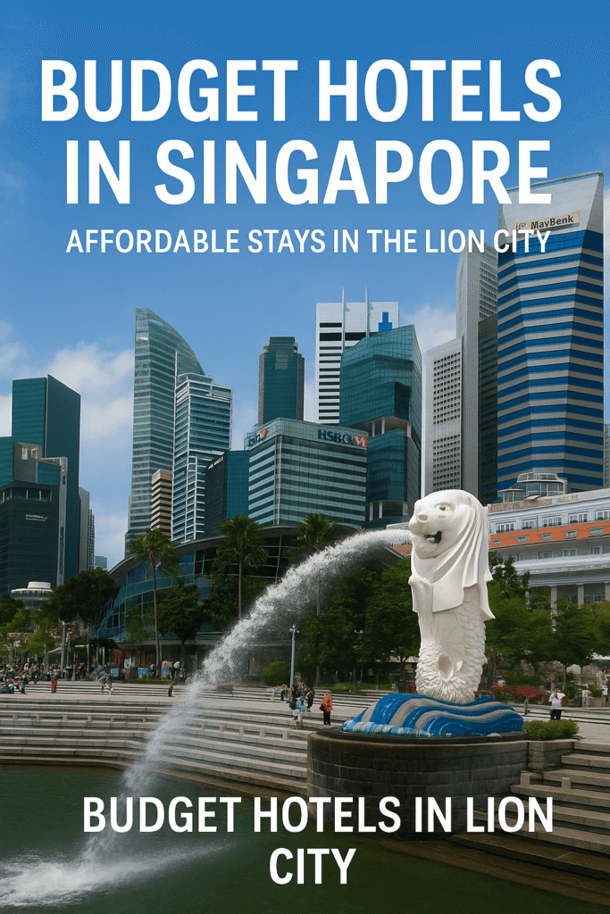 udget hotels in Singapore – affordable stays in the Lion City with comfort and convenience.