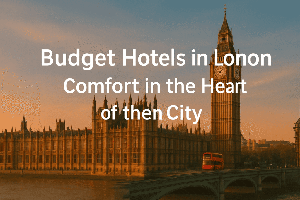 Budget hotels in London – Big Ben and Houses of Parliament view with affordable stays