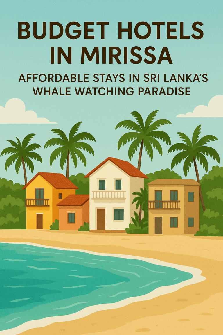 Budget hotels in Mirissa near the beach – affordable stays in Sri Lanka’s whale watching paradise