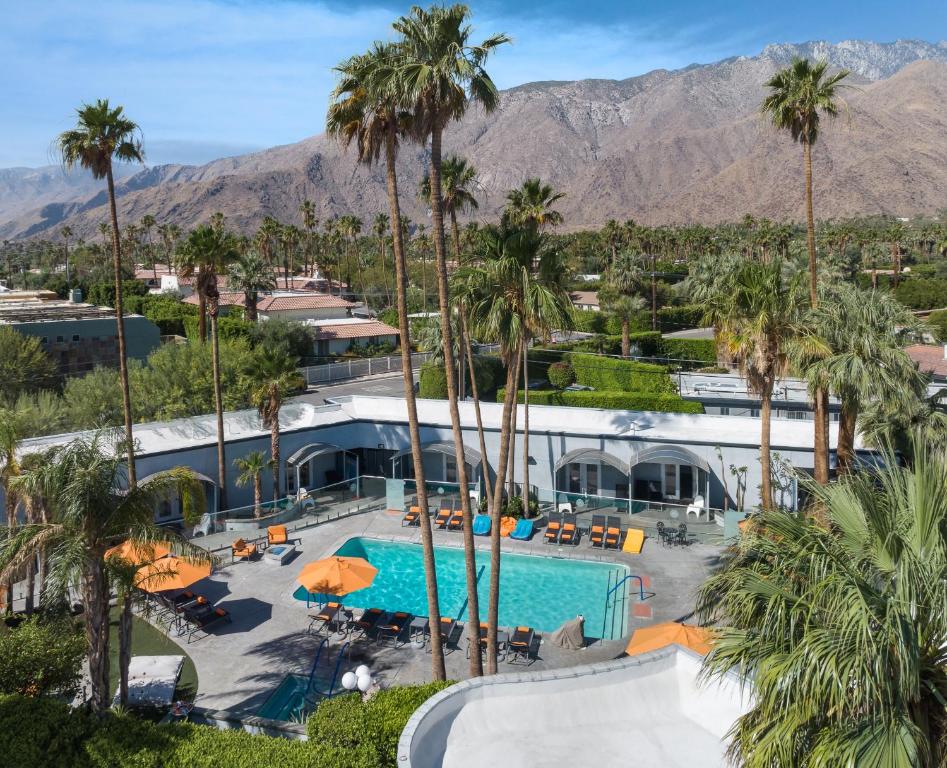 Budget Hotels in Palm Springs, CA – Affordable Desert Getaways with desert scenery and palm trees
