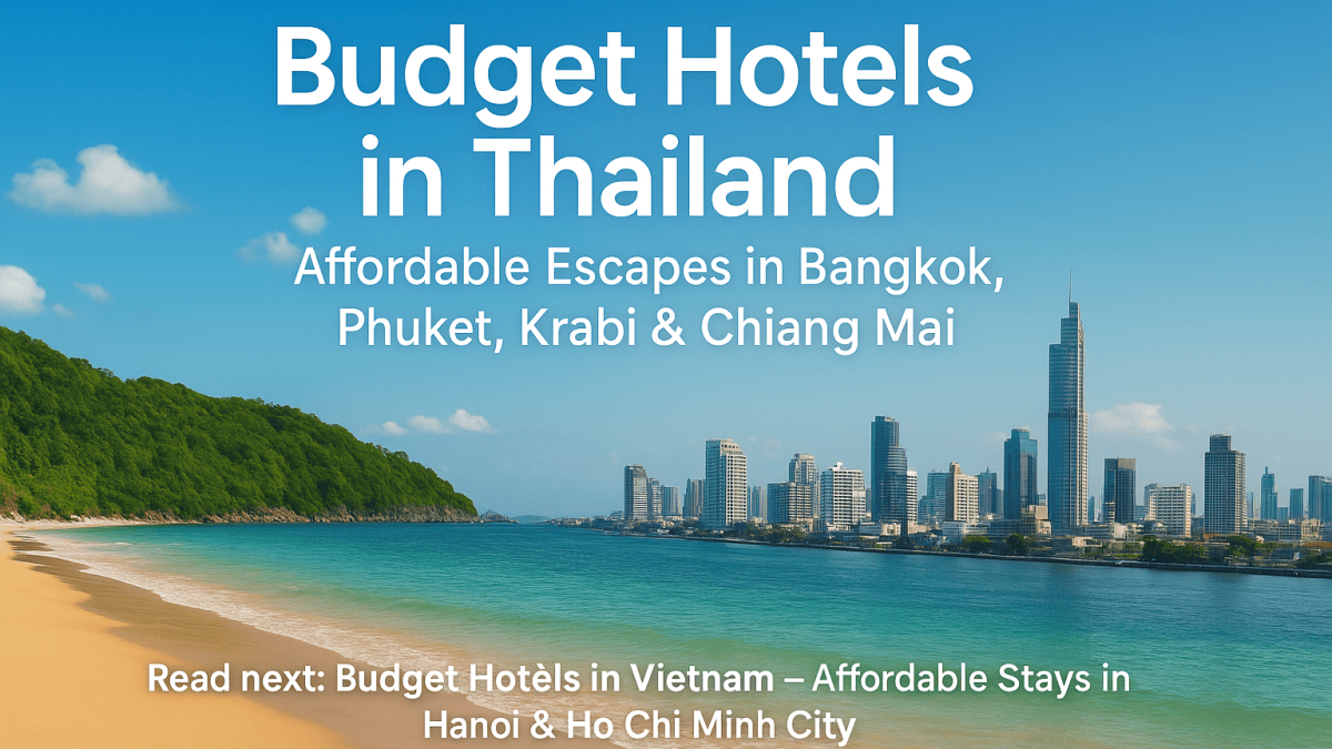 Affordable budget hotels in Thailand with comfortable rooms and great amenities