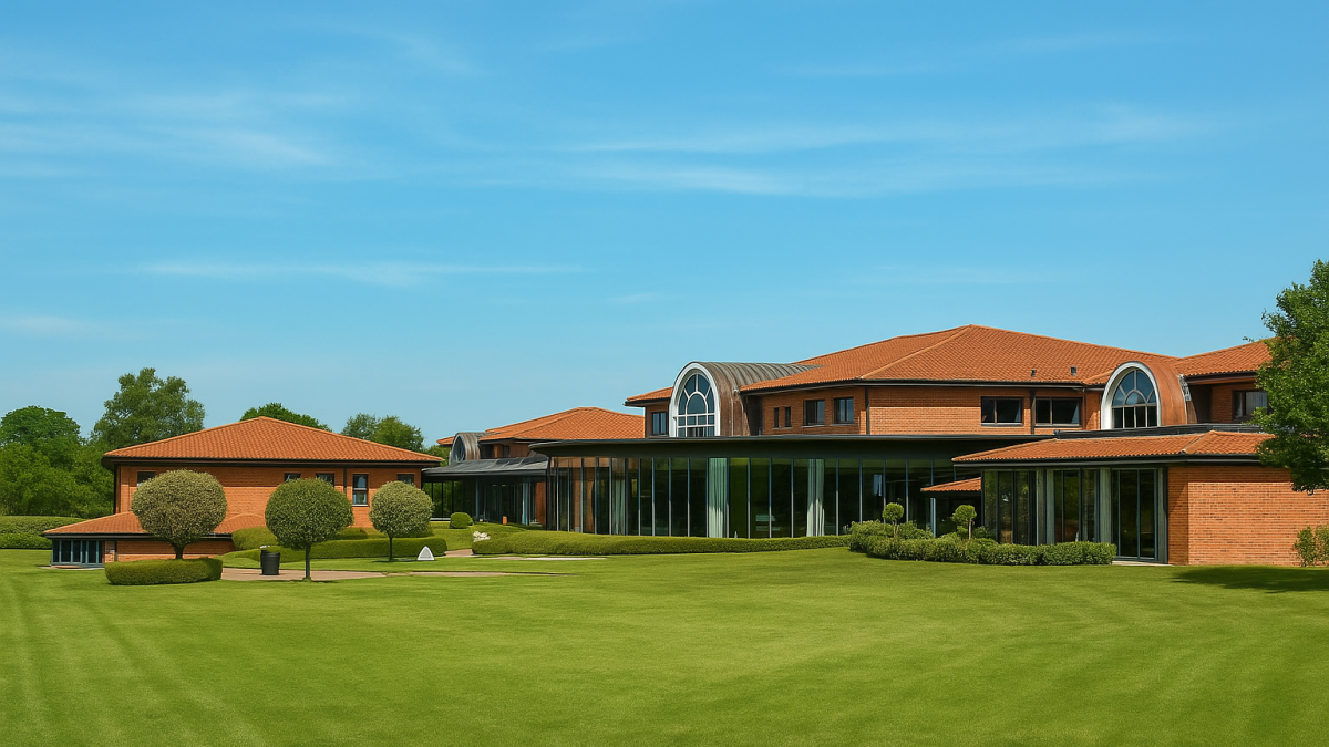 modern-resort-building-with-green-lawn